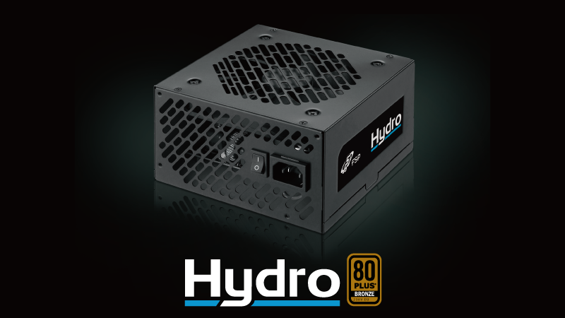 Hydro Power Supply Series is available now! with 80PLUS Bronze Certified