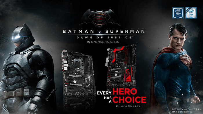 MSI TEAMS UP WITH WARNER BROS.