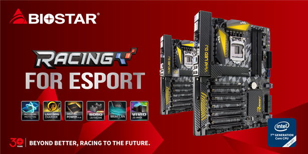 BIOSTAR ANNOUNCES 2nd-GENERATION RACING SERIES FEATURE SET – RACING Series gets upgraded for the next-generation of fun and gaming
