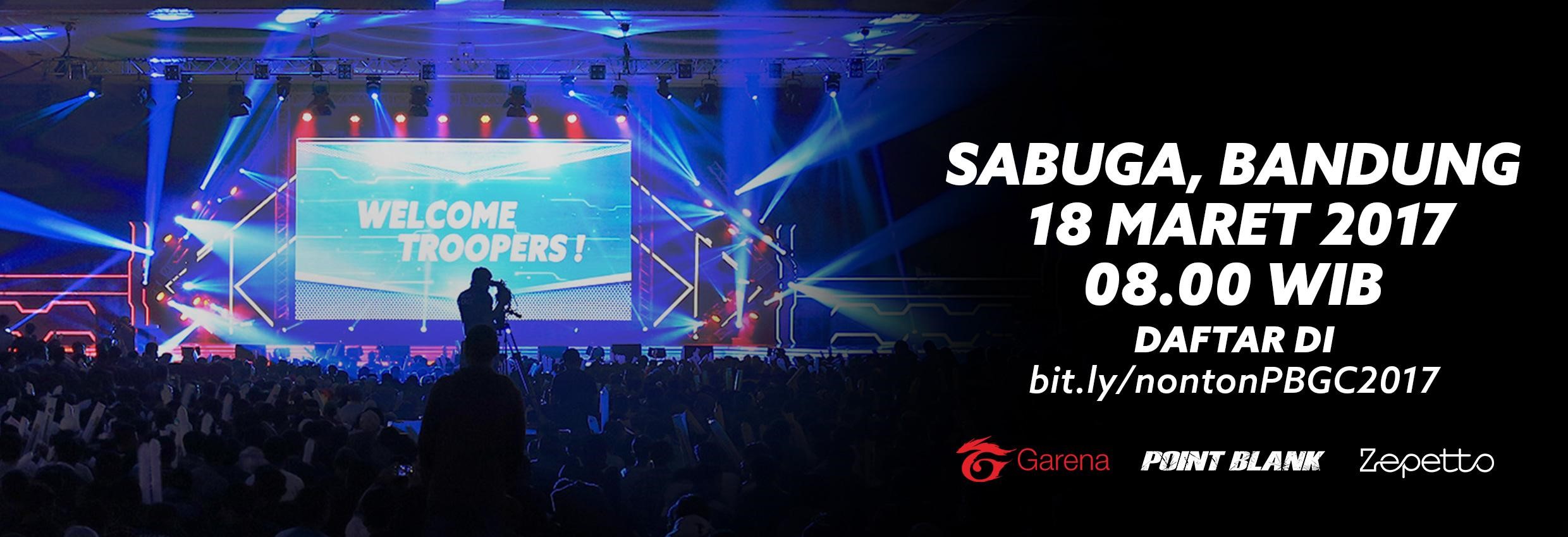 Sabuga Akan Menjadi Saksi Pagelaran Grand Final Point Blank Garena Championship 2017