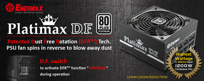 ENERMAX Launches Platimax D.F. 1200W, the Smallest Platinum 1200W PSU