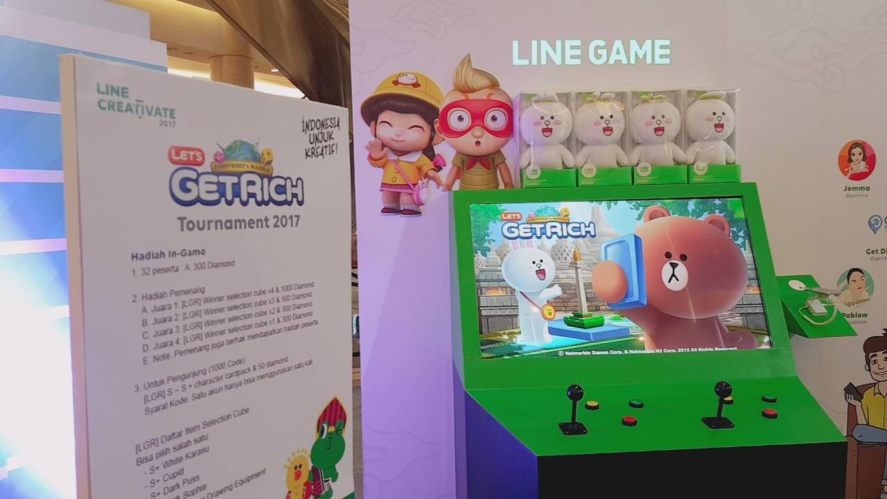 LINE Let’s Get Rich Tournament bersama INDOMOG Meriahkan LINE Creativate 2017