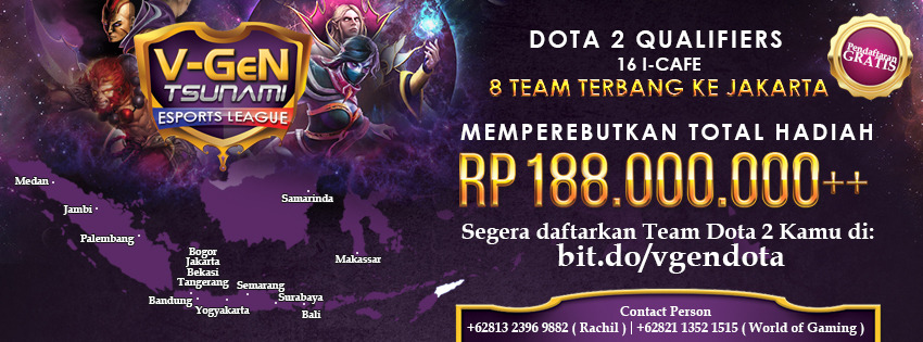 Press Release V-GeN Tsunami Esport League 2018 akan Hadir di Jakarta