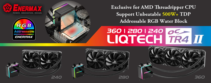 ENERMAX Intros New Addressable RGB Cooler Lineup untuk Threadripper CPU