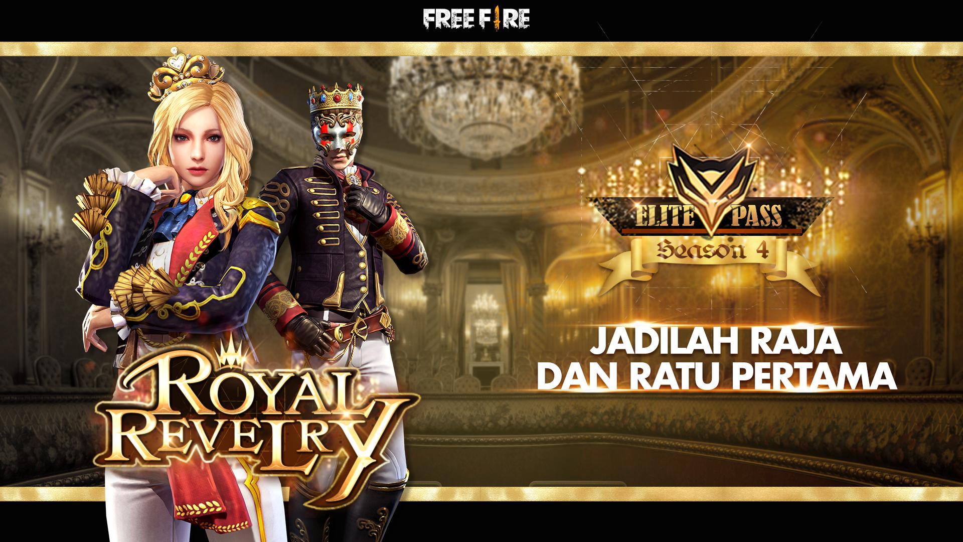 Free Fire Hadirkan Elite Pass Season 4, Royal Revelry