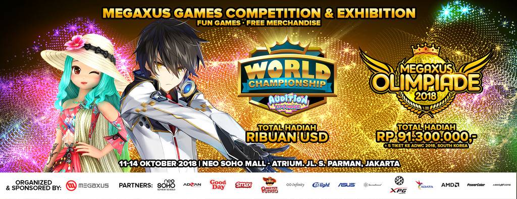 Megaxus Gelar Kompetisi E-sport Nasional, Megaxus Olimpiade 2018