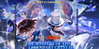 Kolaborasi Epik AOV x Detective Conan Resmi Hadir, Ungkap Misterinya di Arena!