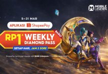 ShopeePay Tawarkan Weekly Diamond Pass MLBB Rp1, Pemain Bisa Dapat 220 Diamond