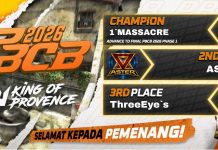 1`MASSACRE Jadi King of Map Provence di PBCB 2026 Phase 1