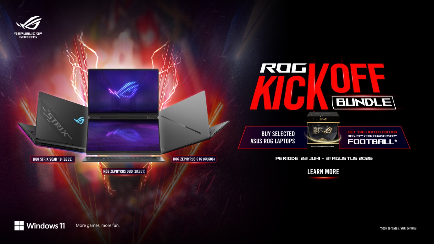 ASUS ROG Hadirkan Promo ROG Kick Off Bundle 2026