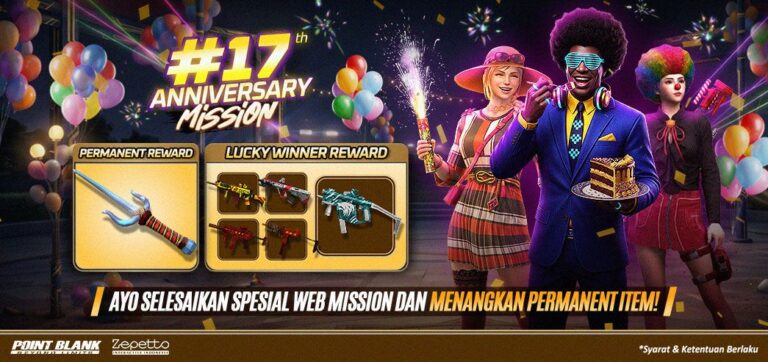Hari Ulang Tahun Point Blank, Hadirkan Hadiah Melee Ice Fork Permanen! Point Blank Buka Web Mission Anniversary dan Sale 50%