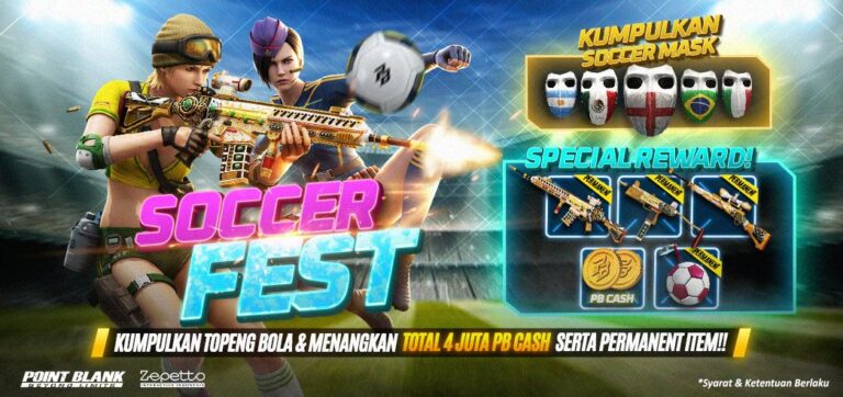 Point Blank Umumkan Event Soccer Fest 2026 dengan Berbagai Hadiah Eksklusif