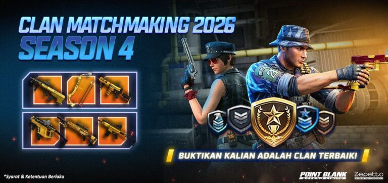 Point Blank Indonesia Buka Clan Matchmaking 2026 Season 4 dan Tactical Supply Sale, Saatnya Clan Siapkan Strategi dan Perlengkapan Tempur_2