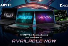 GIGABYTE Hadirkan Empat Lini Laptop Gaming Baru di Indonesia